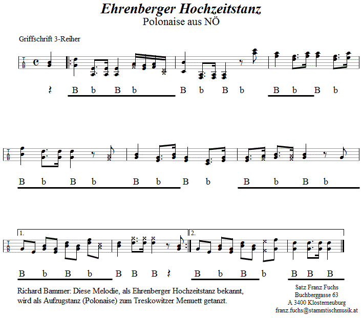 Polonaise aus N in Griffschrift fr Steirische Harmonika. 
Bitte klicken, um die Melodie zu hren.