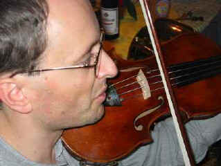 Fredi Gieger mit seiner Giege - Geige