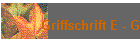 Griffschrift E - G