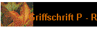 Griffschrift P - R