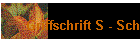 Griffschrift S - Sch