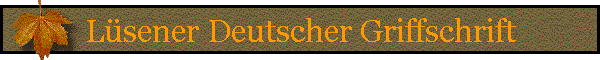 Lsener Deutscher Griffschrift