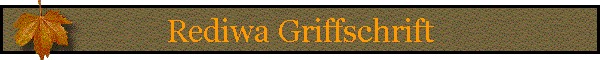 Rediwa Griffschrift