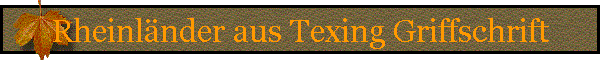 Rheinlnder aus Texing Griffschrift