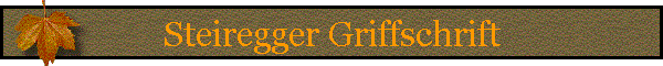 Steiregger Griffschrift