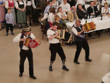 Musik der Morris Men in Aktion