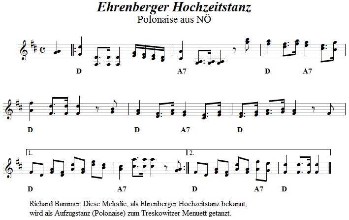 Polonaise aus N in zweistimmigen Noten. 
Bitte klicken, um die Melodie zu hren.